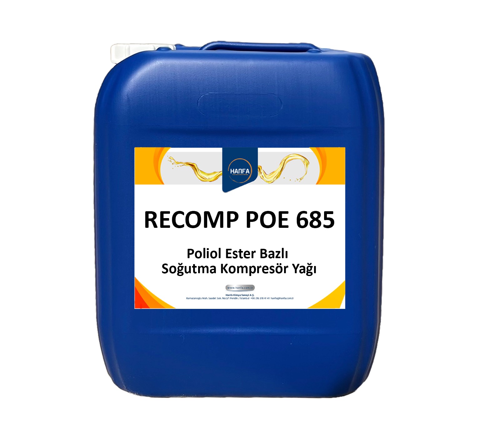 HANFA RECOMP POE 685 Poliol Ester Bazlı Soğutma Kompresör Yağı